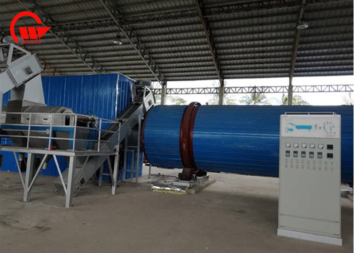 Large Capacity Cassava Chips Drying Machine , Spent / Pig Hair Rotary Air Dryer