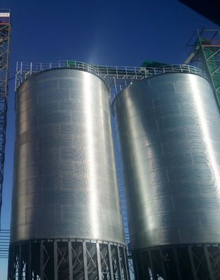 Thiết kế dọc Steel Grain Silo Tối đa hóa lưu trữ trong không gian hạn chế với cài đặt 24/7