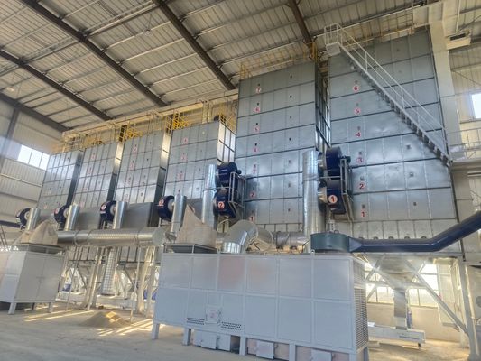 Vật liệu thô Lúa mì Máy sấy ngũ cốc quy mô nhỏ 13,05-44,25 KW Điện lực cho lúa mì